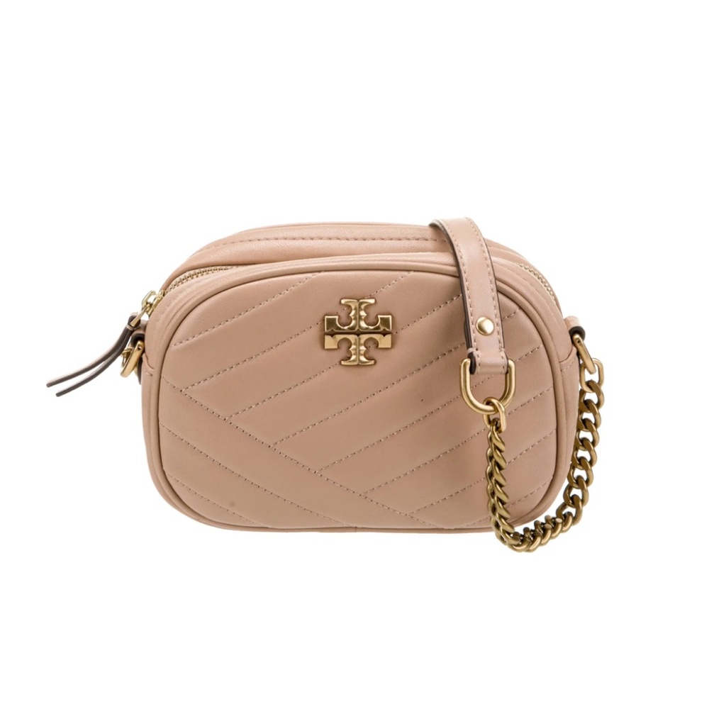 LIKE NEW Tory Burch Kira Camera Bag Pink Crossbody